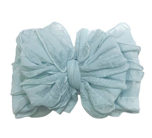 Baby blue Ruffled Headband