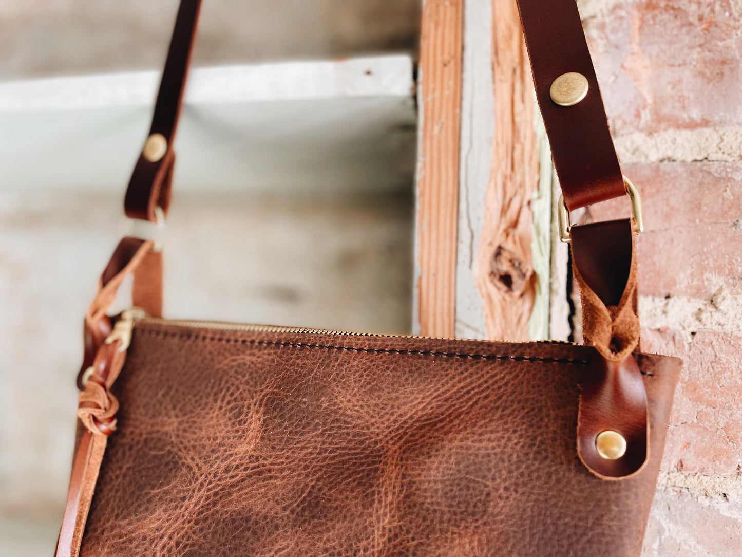 The Annie Leather Crossbody