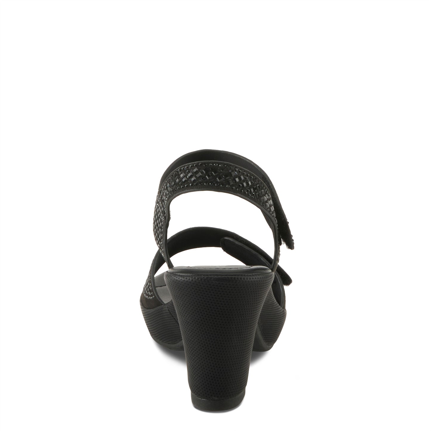 Shine Black Sandal Patrizia by Spring Step