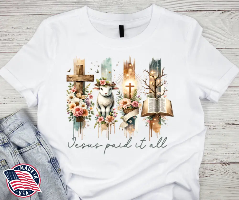 Jesus Paid It All – White