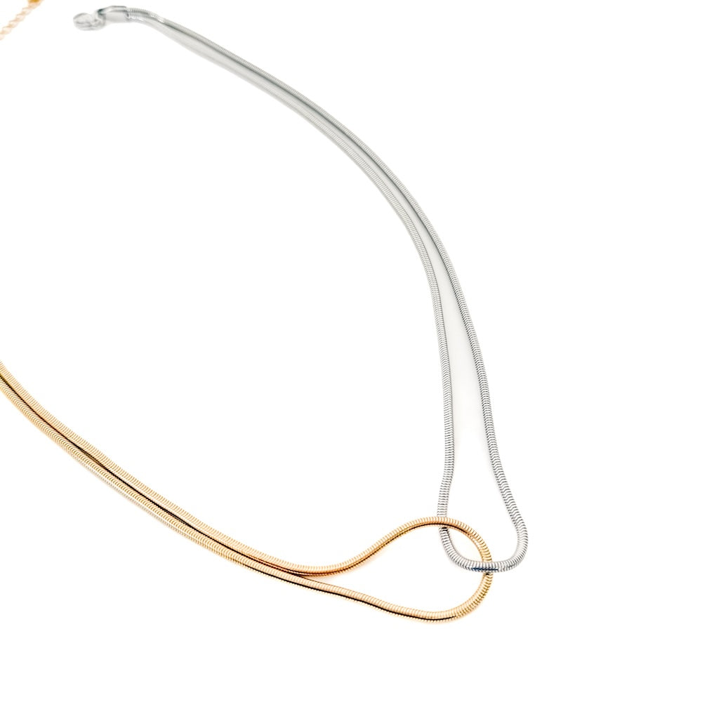 Maddy Mixed Metal Necklace - WATERPROOF