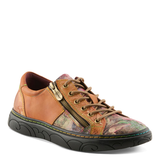 Danli-Bloom French inspired zippered sneaker by L`Artiste