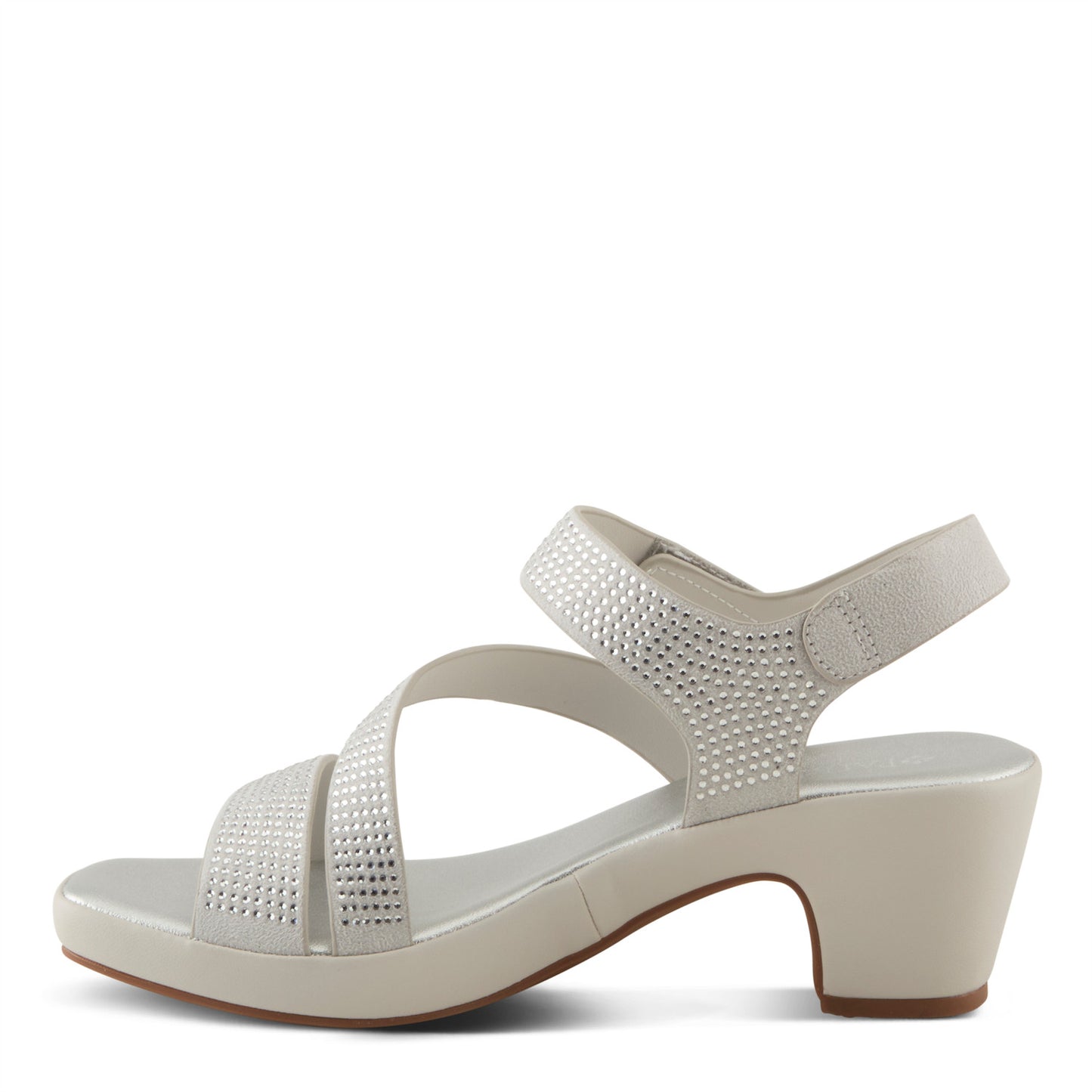 Yadiel SIlver Sandal Patrizia by Spring Step