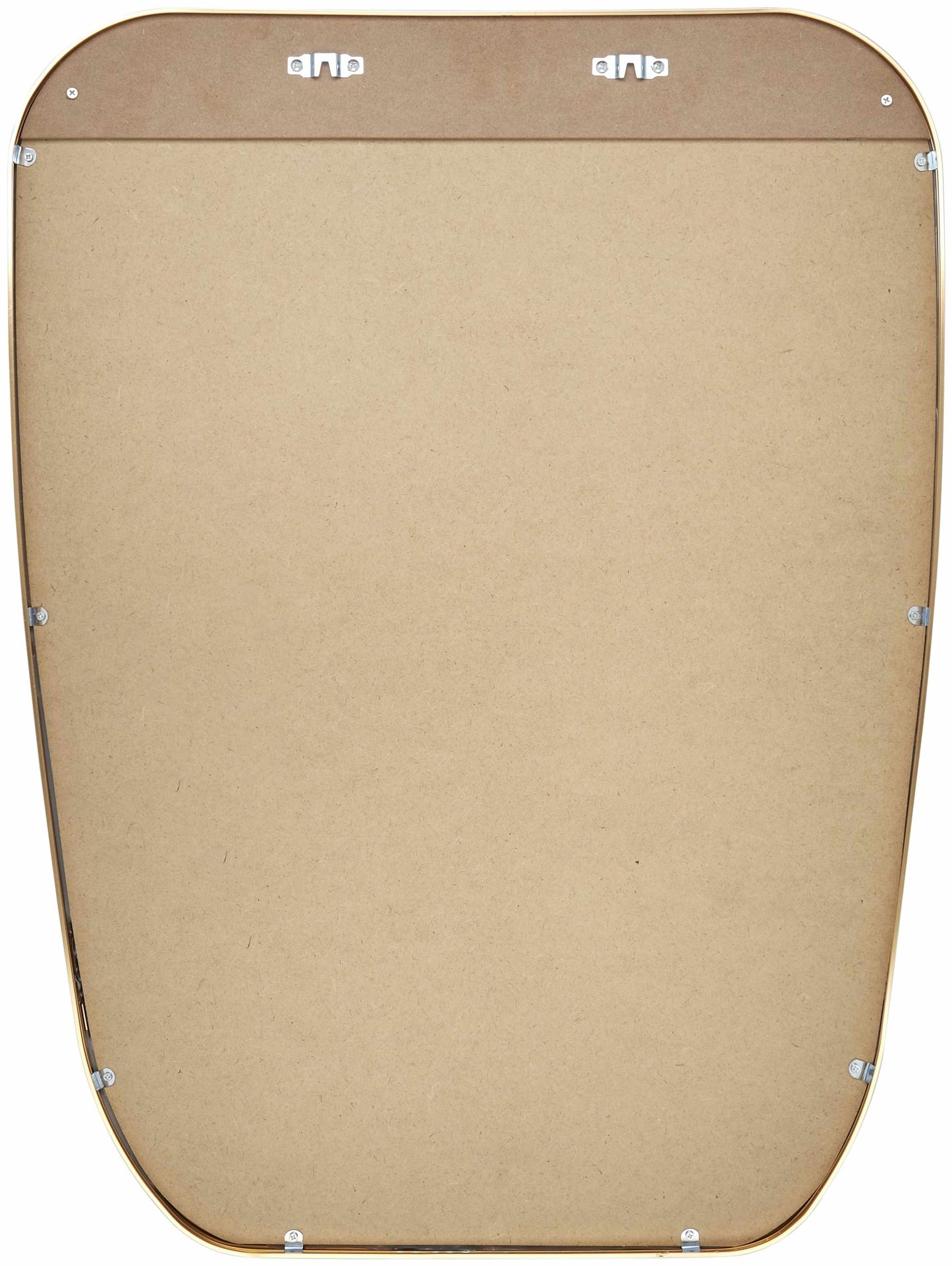 Orbassano Gold Frame Round Mirror