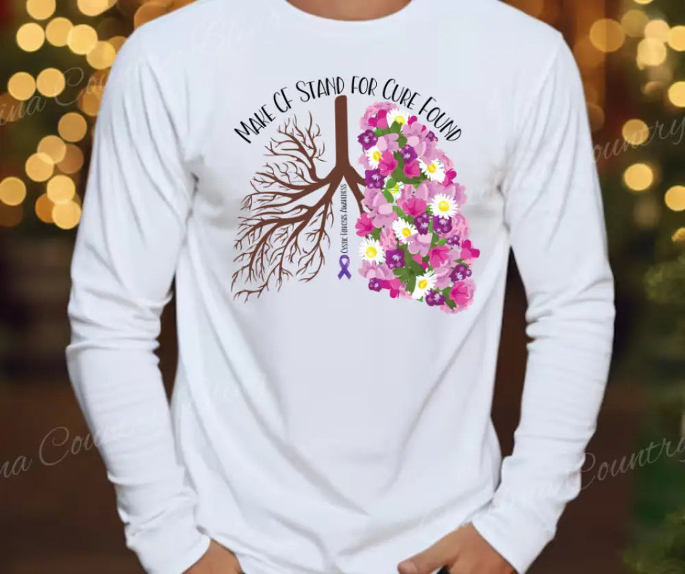 Make CF Stand for Cure Found – White