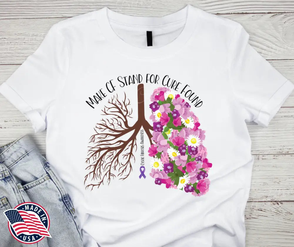 Make CF Stand for Cure Found – White