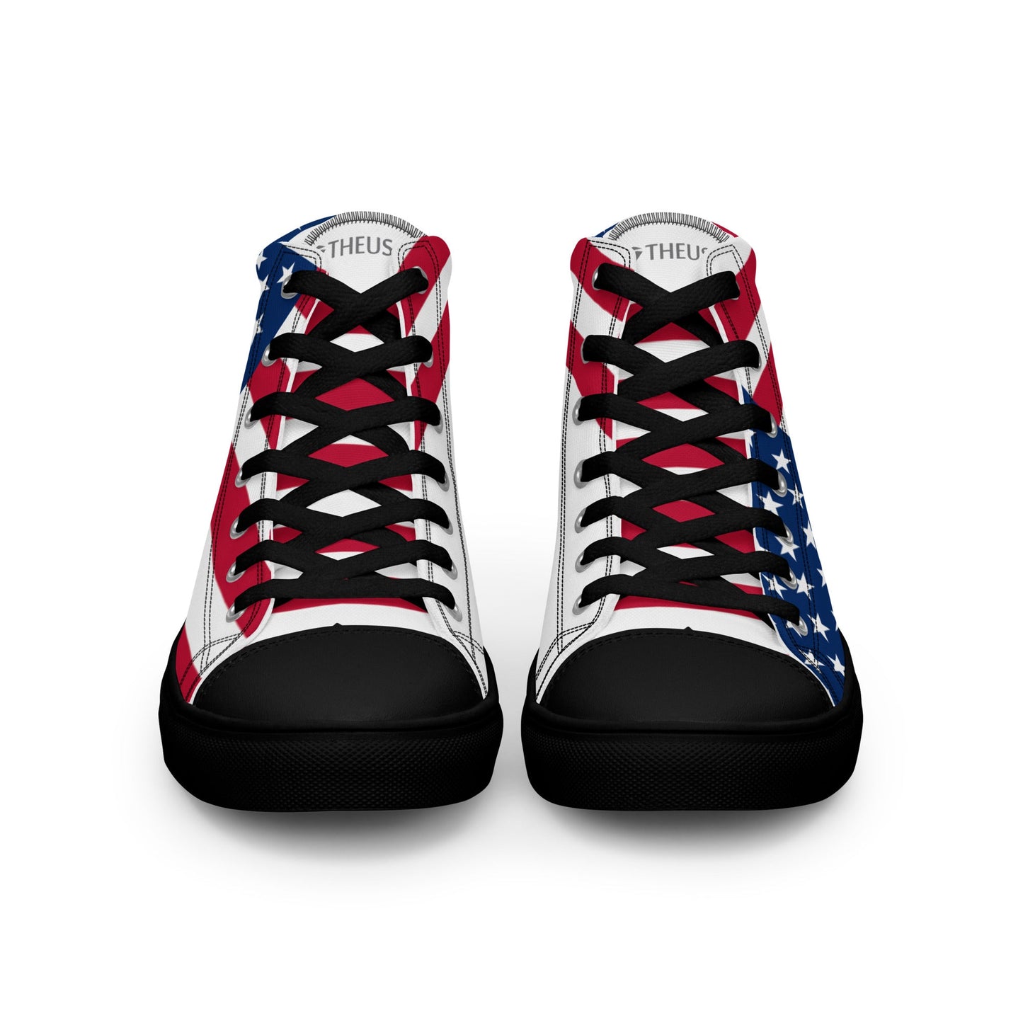 THEUS Men’s high top USA canvas shoes