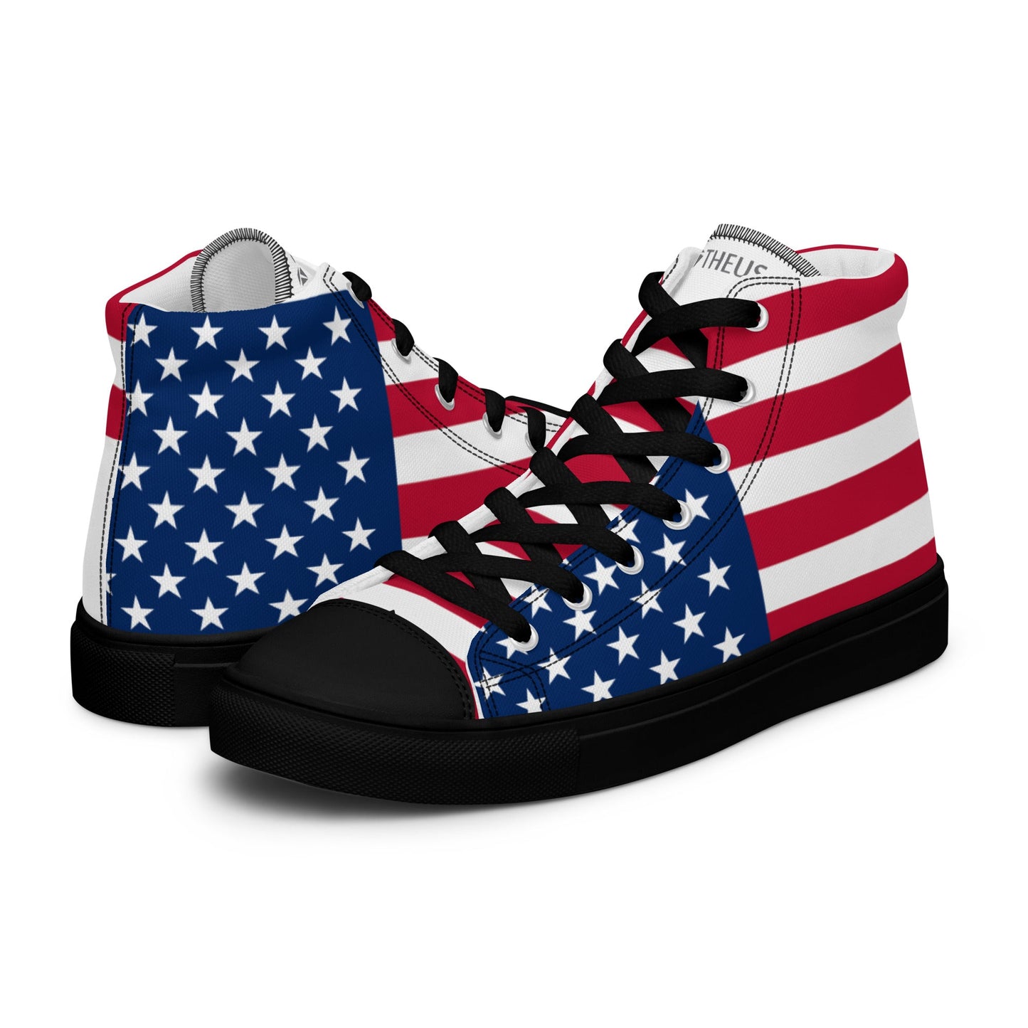 THEUS Men’s high top USA canvas shoes