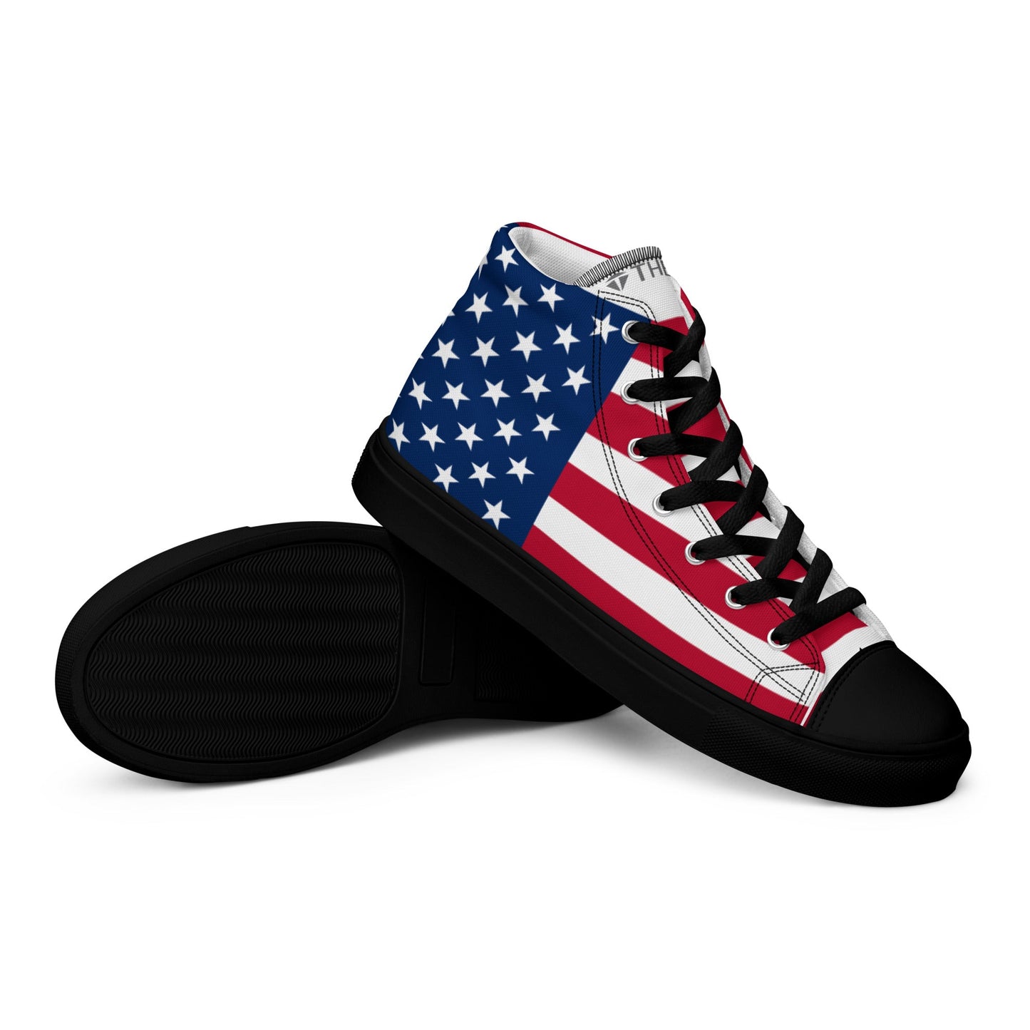 THEUS Men’s high top USA canvas shoes