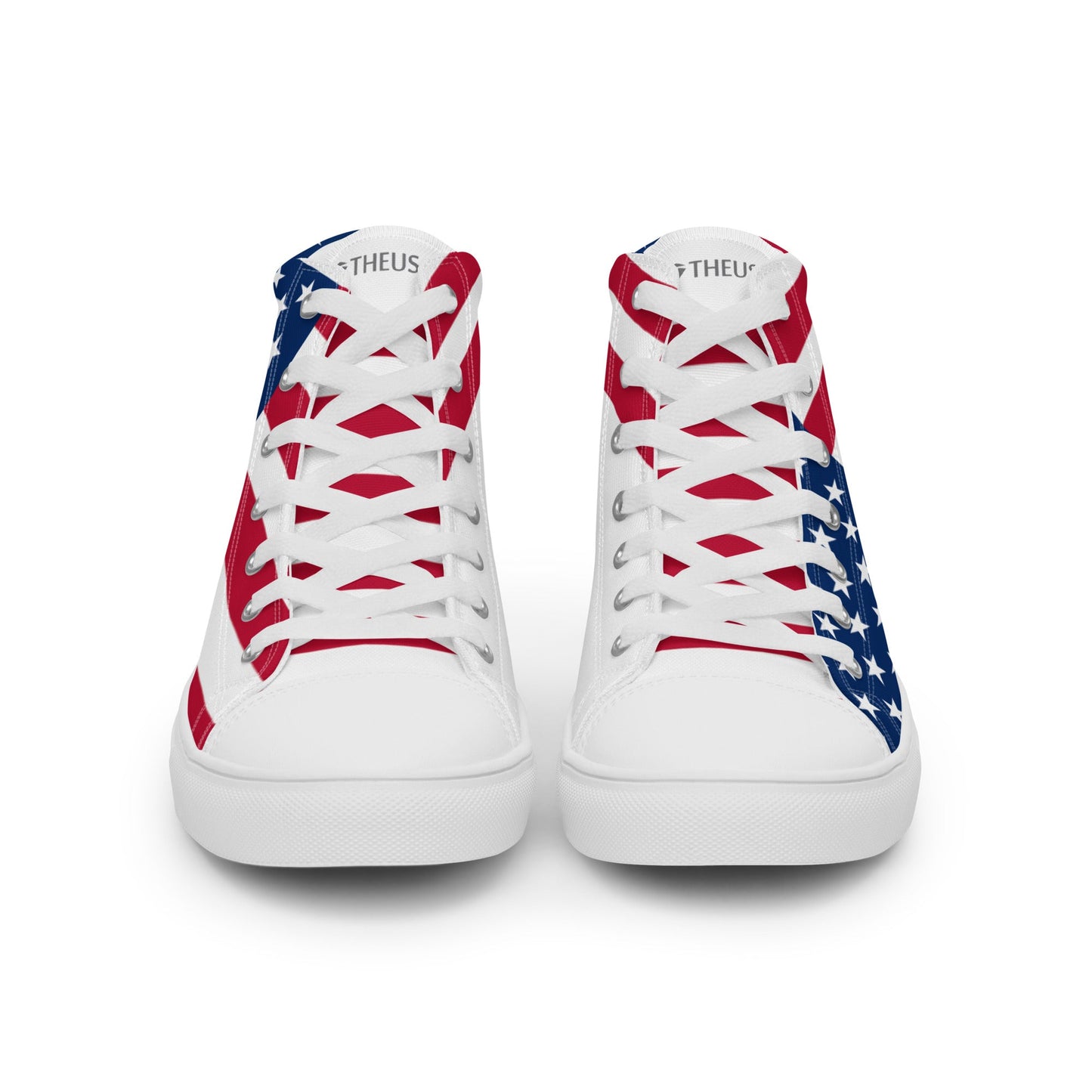 THEUS Men’s high top USA canvas shoes
