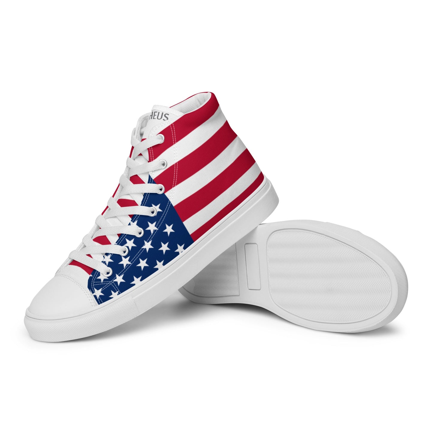 THEUS Men’s high top USA canvas shoes