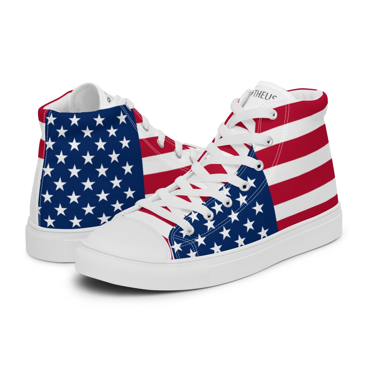 THEUS Men’s high top USA canvas shoes