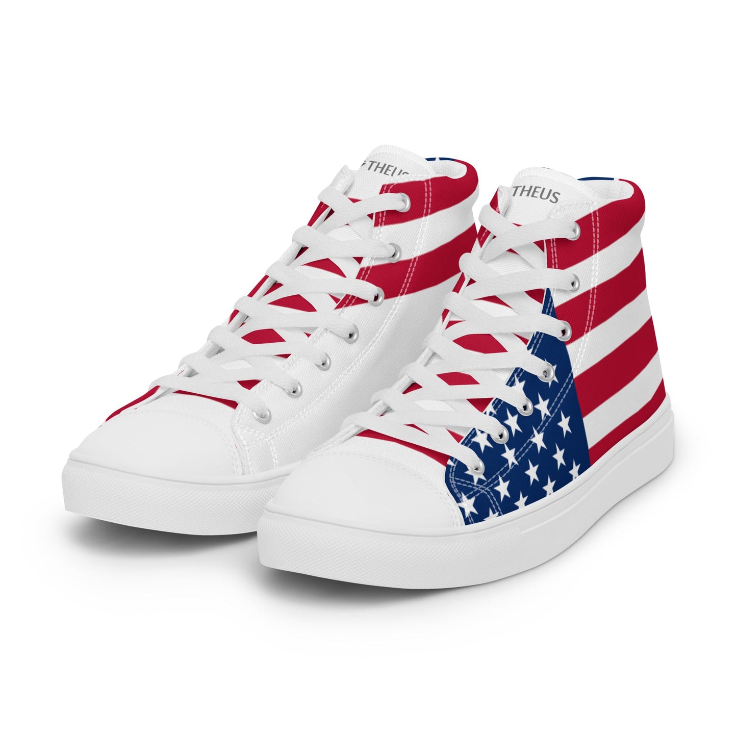 THEUS Men’s high top USA canvas shoes