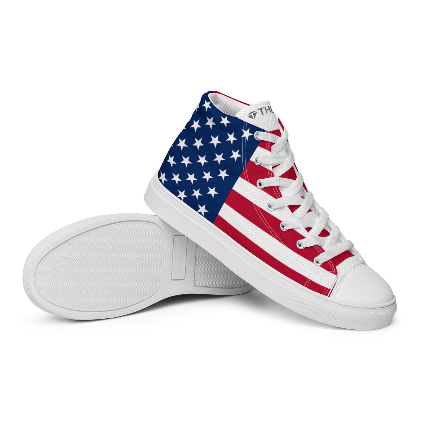 THEUS Men’s high top USA canvas shoes