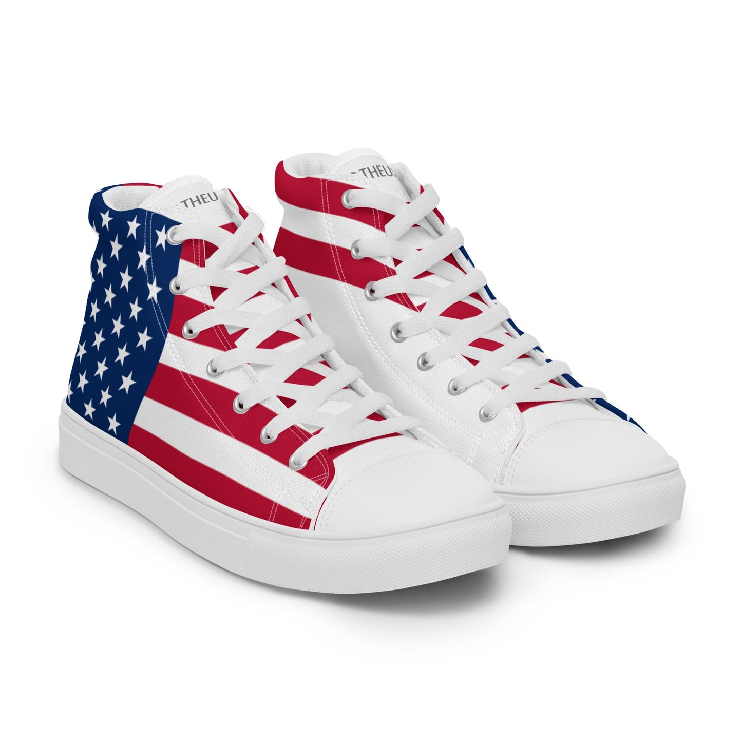 THEUS Men’s high top USA canvas shoes