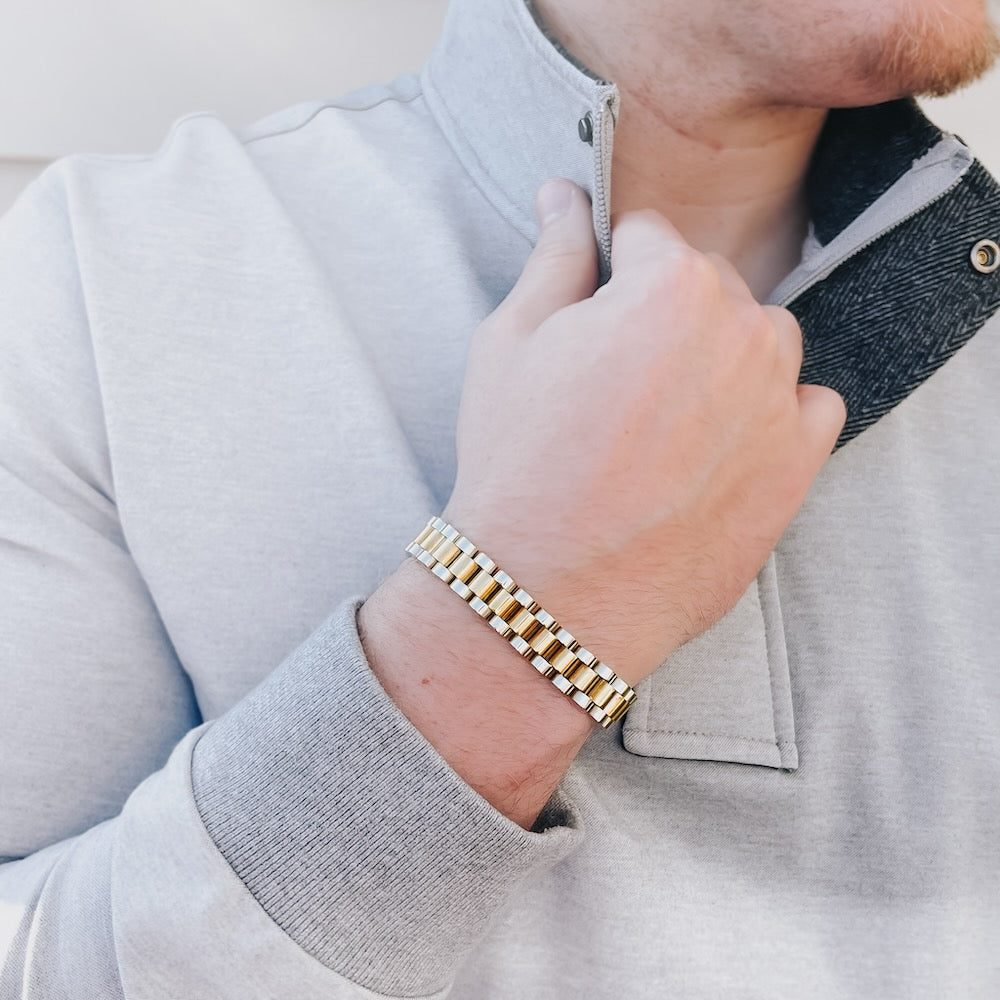 Matteo L'uomo Mens Collection Watch Band Bracelet