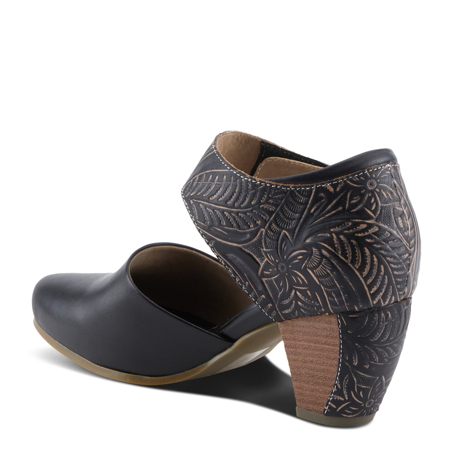 Toolie Black Sandal by L`ARTISTE