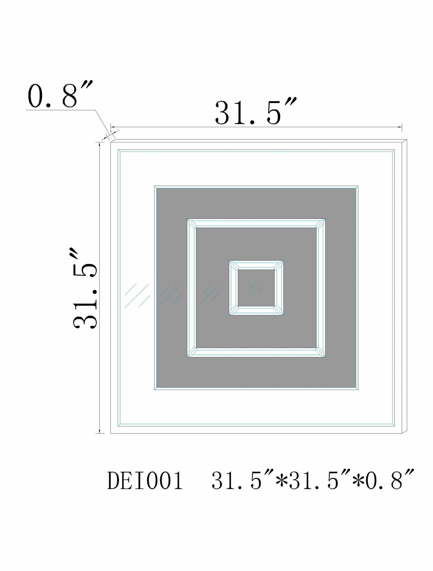 Morgandale Mirror - Clearance