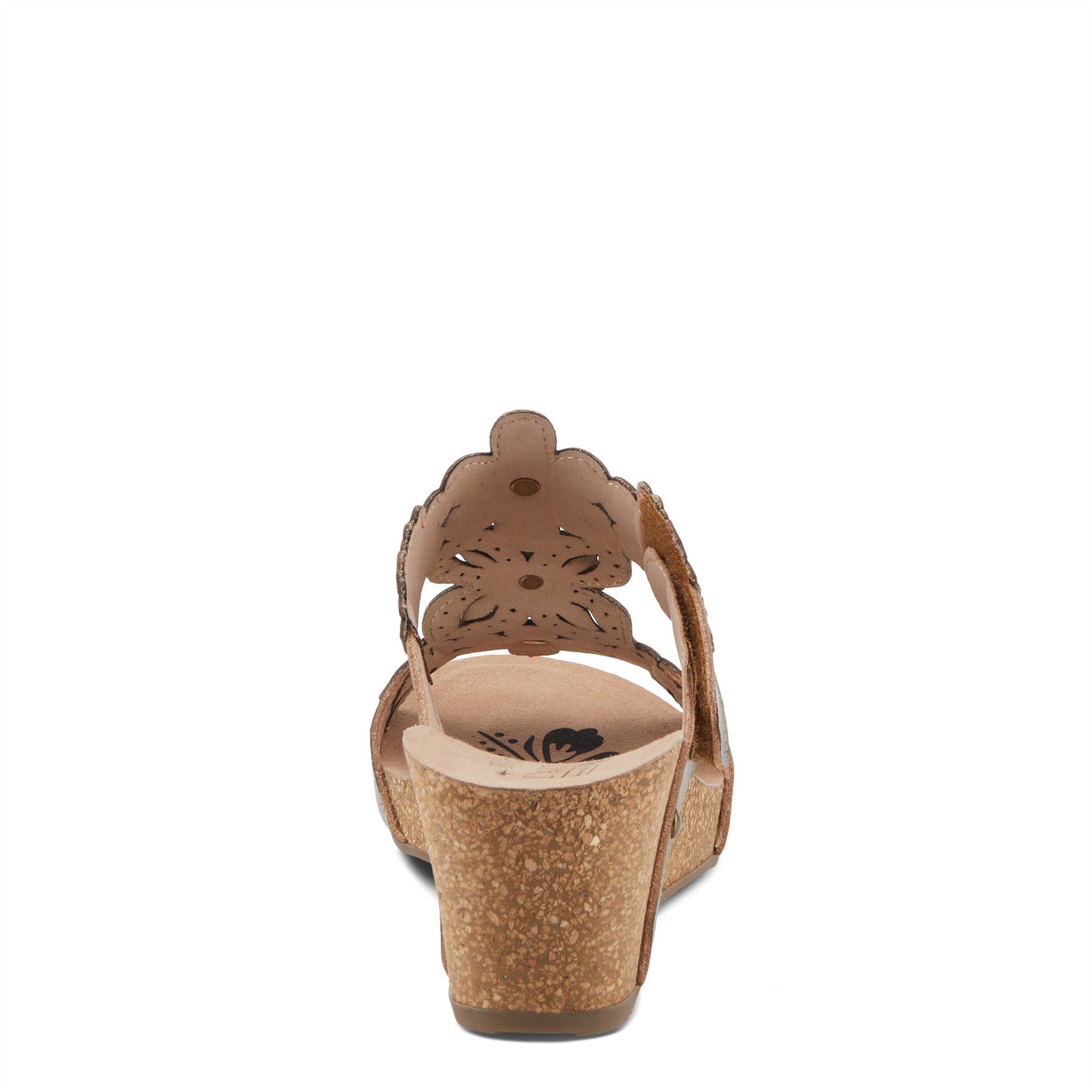 PRETTY PETALS Grey Multi Floral Sandal by L`ARTISTE