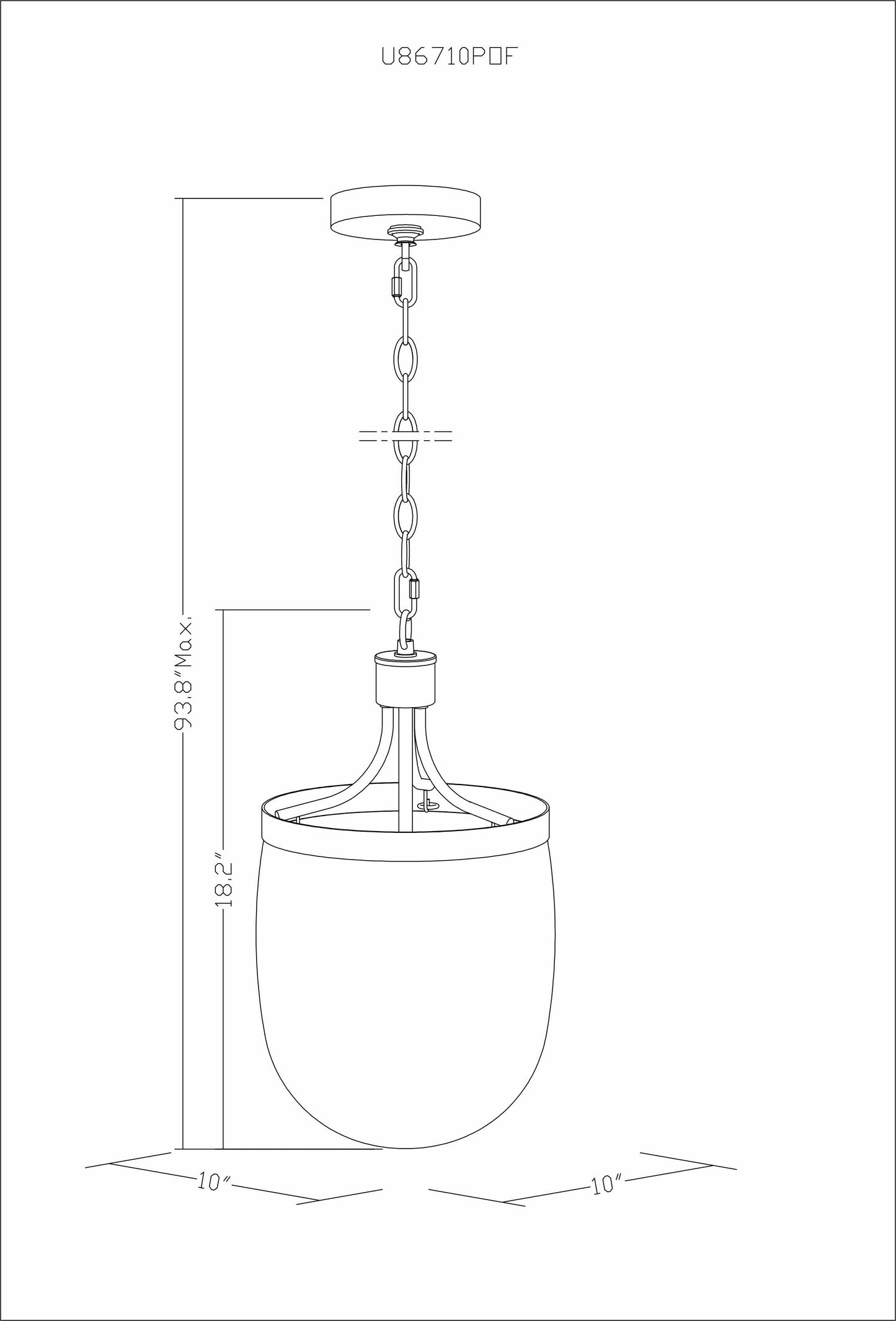 Nagsaing Ceiling Light - Clearance