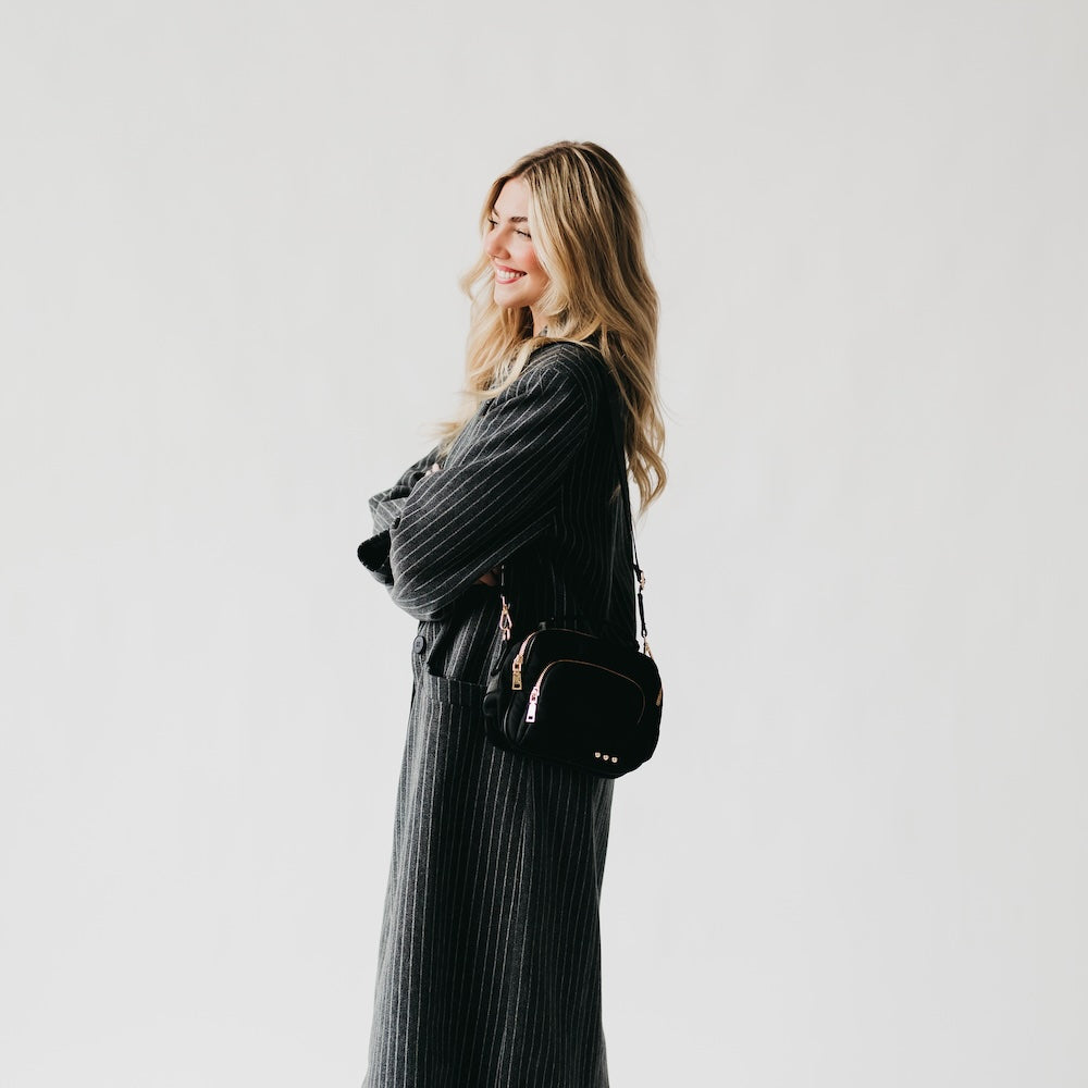 Nisha Nylon Crossbody Bag