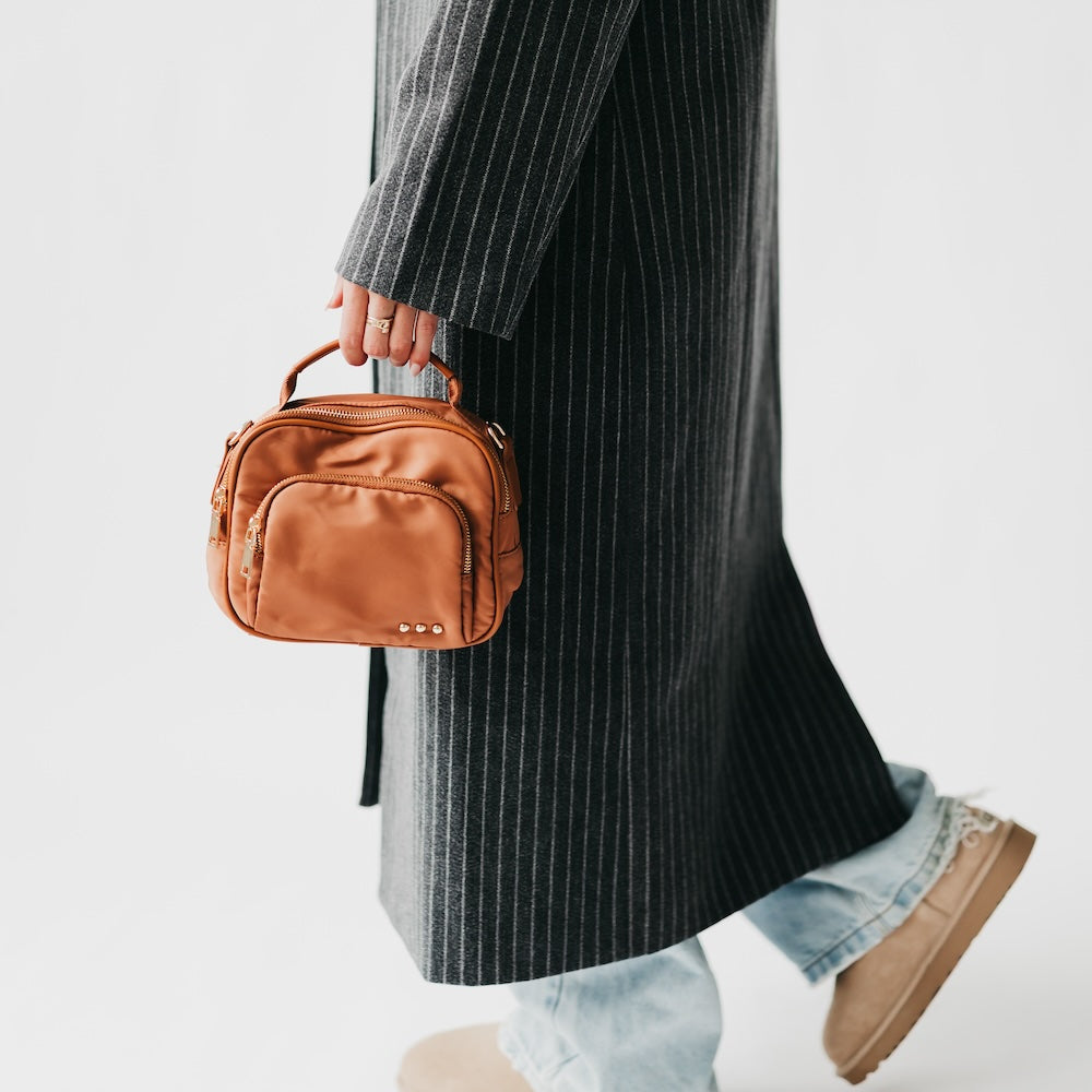 Nisha Nylon Crossbody Bag