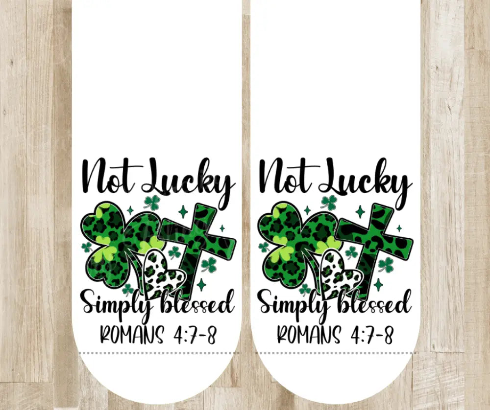 Not Lucky, Simply Blessed – White