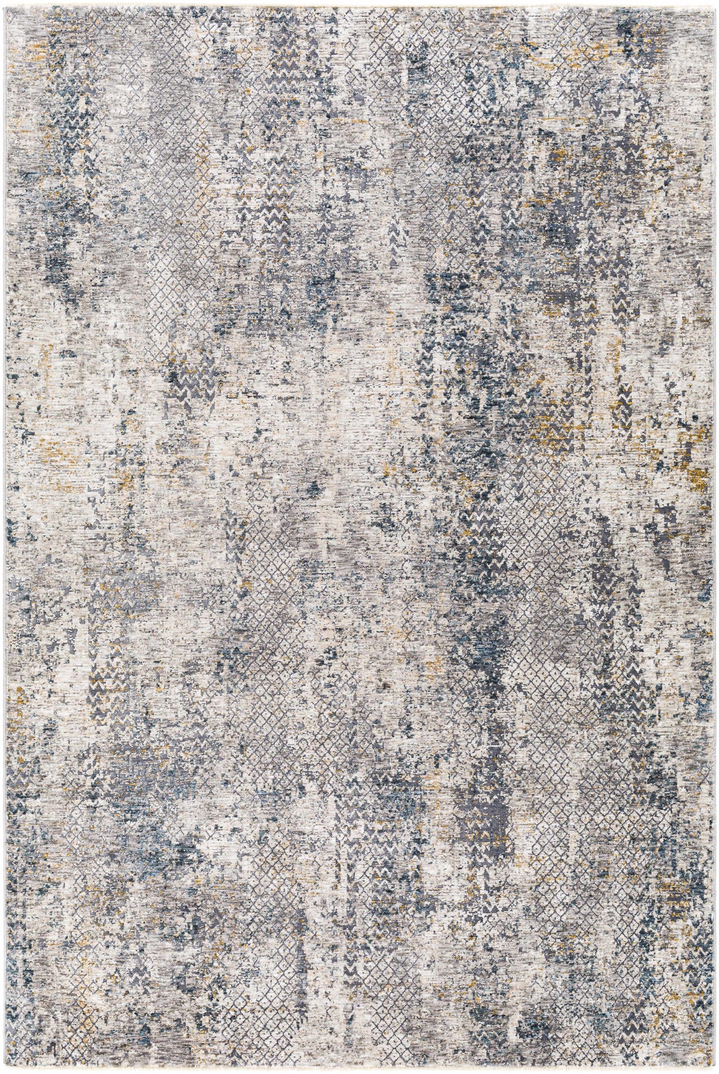 Odell Abstract Luxe Fringe Rug