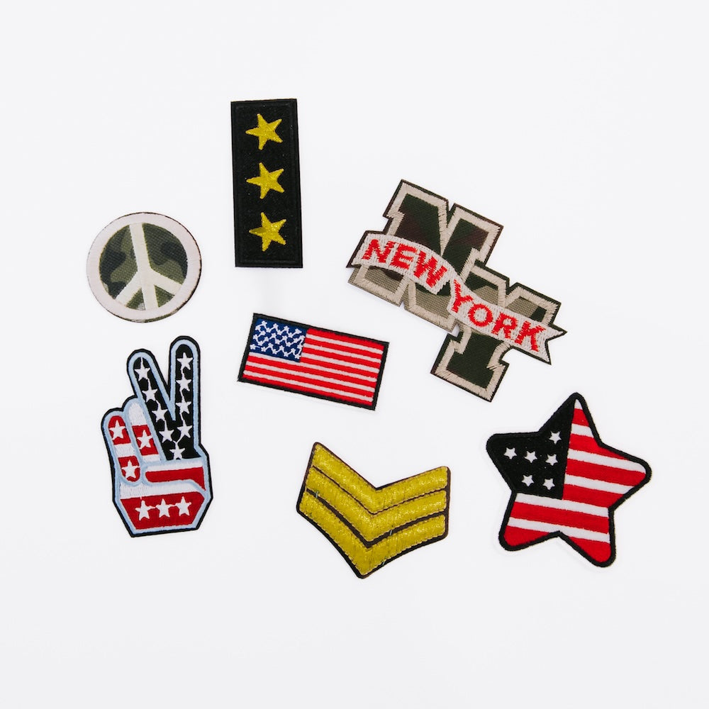 Patriotic Iron On Patch Bundle (7 pcs)