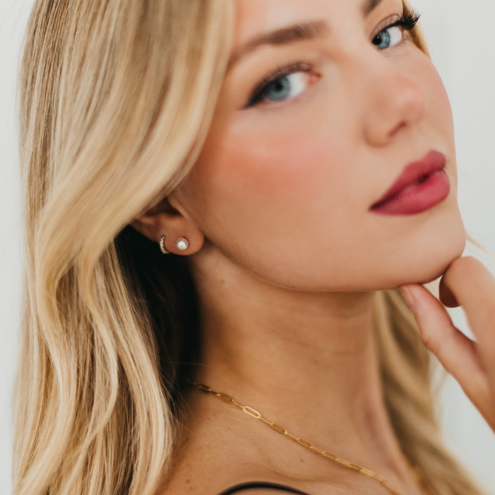 Perfection Pearl Stud Earrings