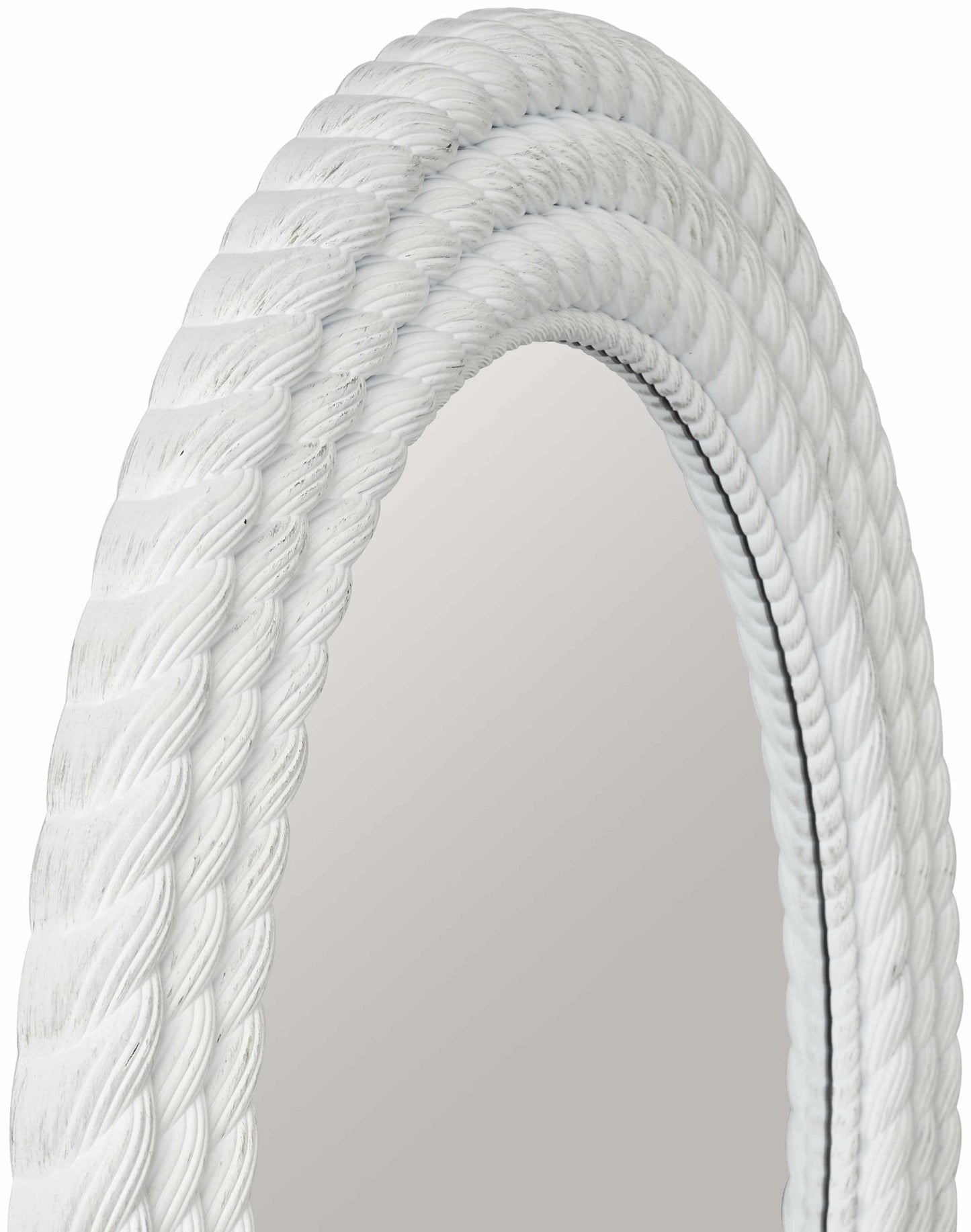 Polverigi Round White Mirror