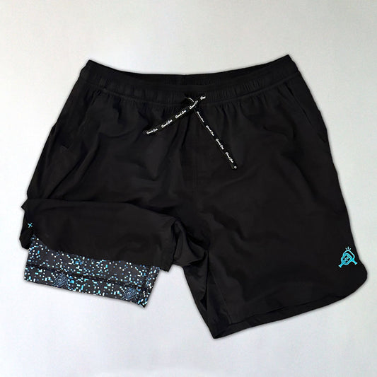 Pickleball Shorts, Dark Mode