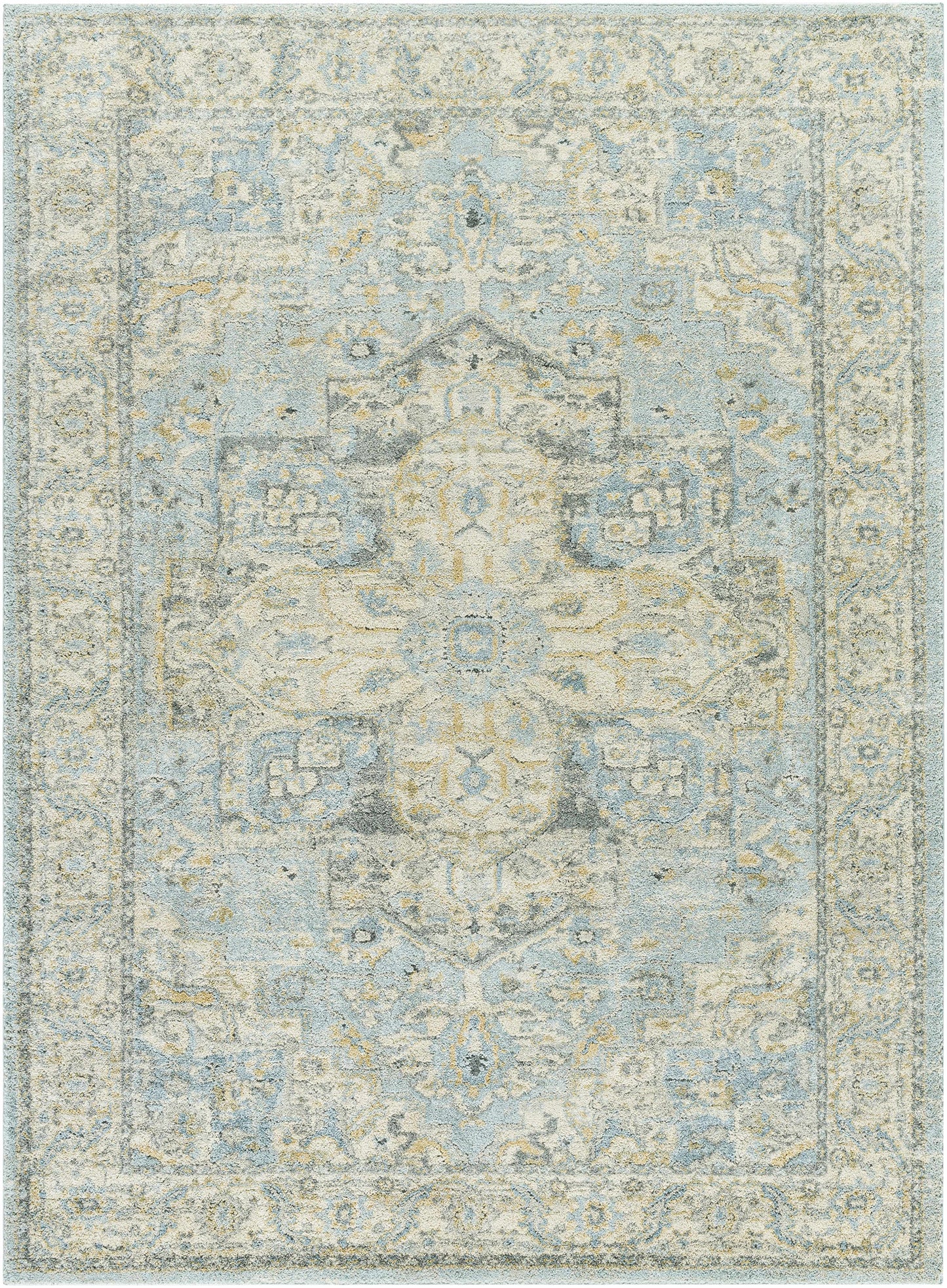Akshay Beige Thick Luxe Area Rug