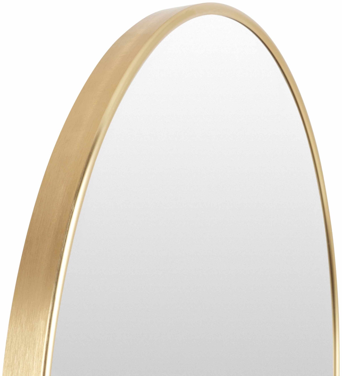 Purullena Oval Gold Mirror
