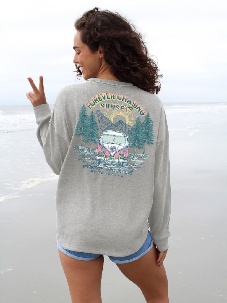 Forever Boxy Pullover Long Sleeve- STONE #SIMPLYSOUTHERN
