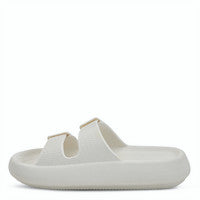 Bubbles White  waterproof slides  by Flexus