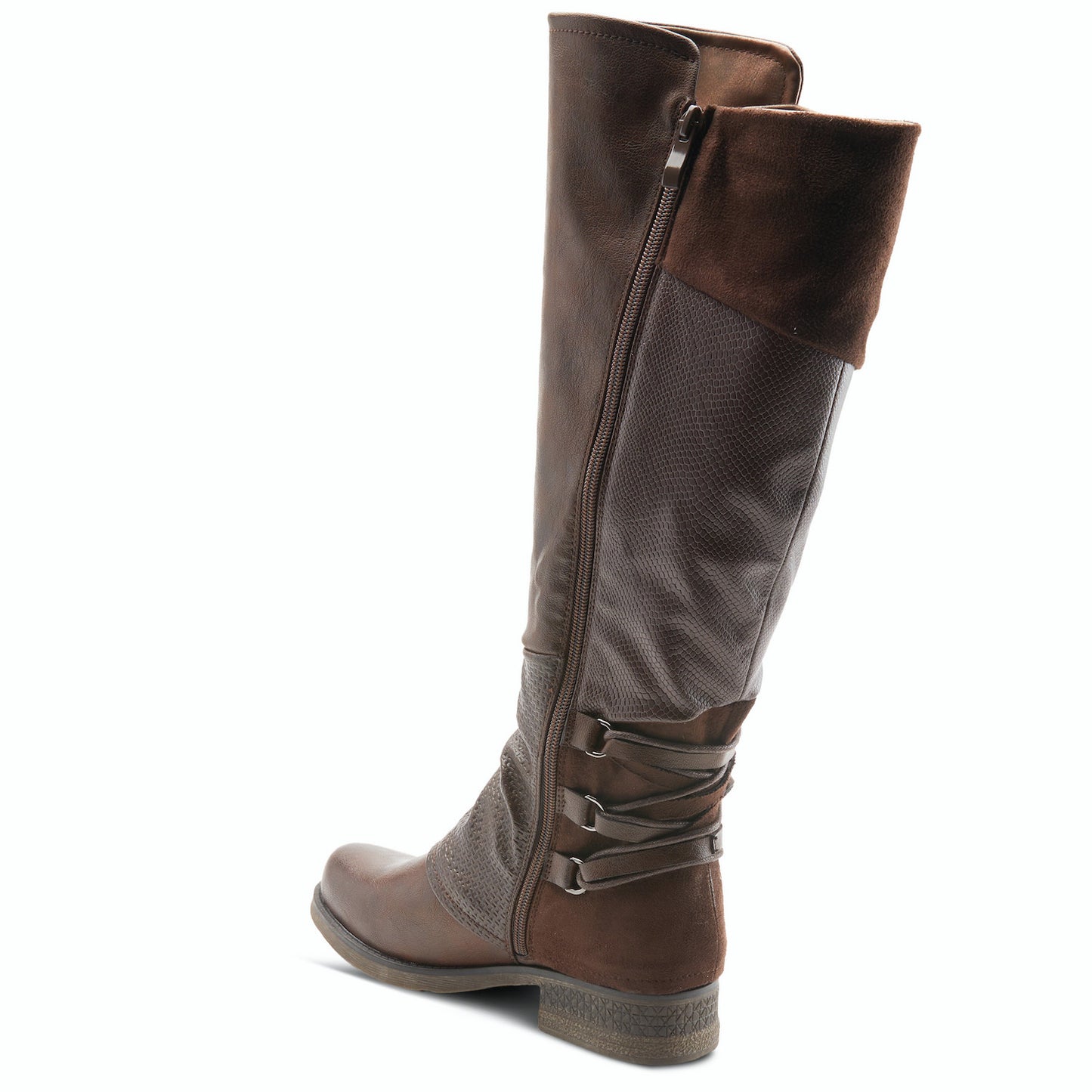 Maxie By Patrizia - Brown Pull On Tall Boot