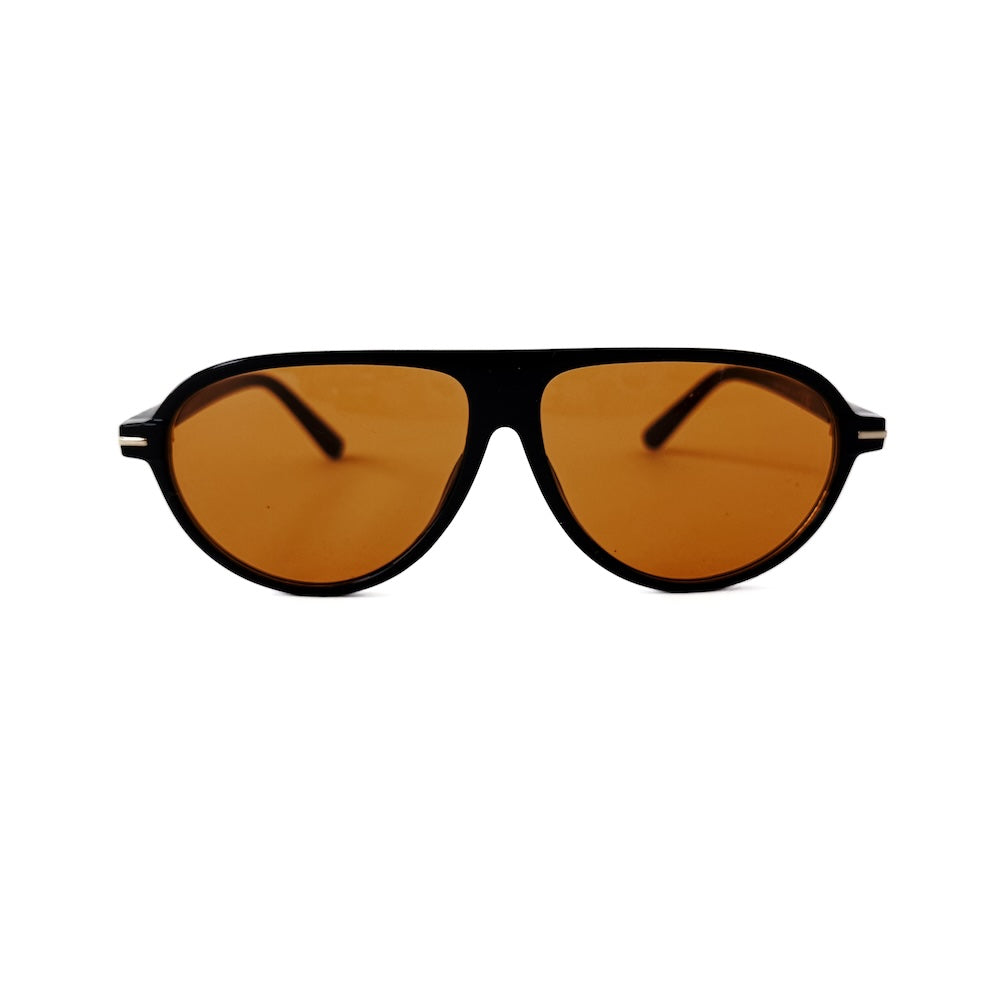Retro Oval Flat Sunglasses