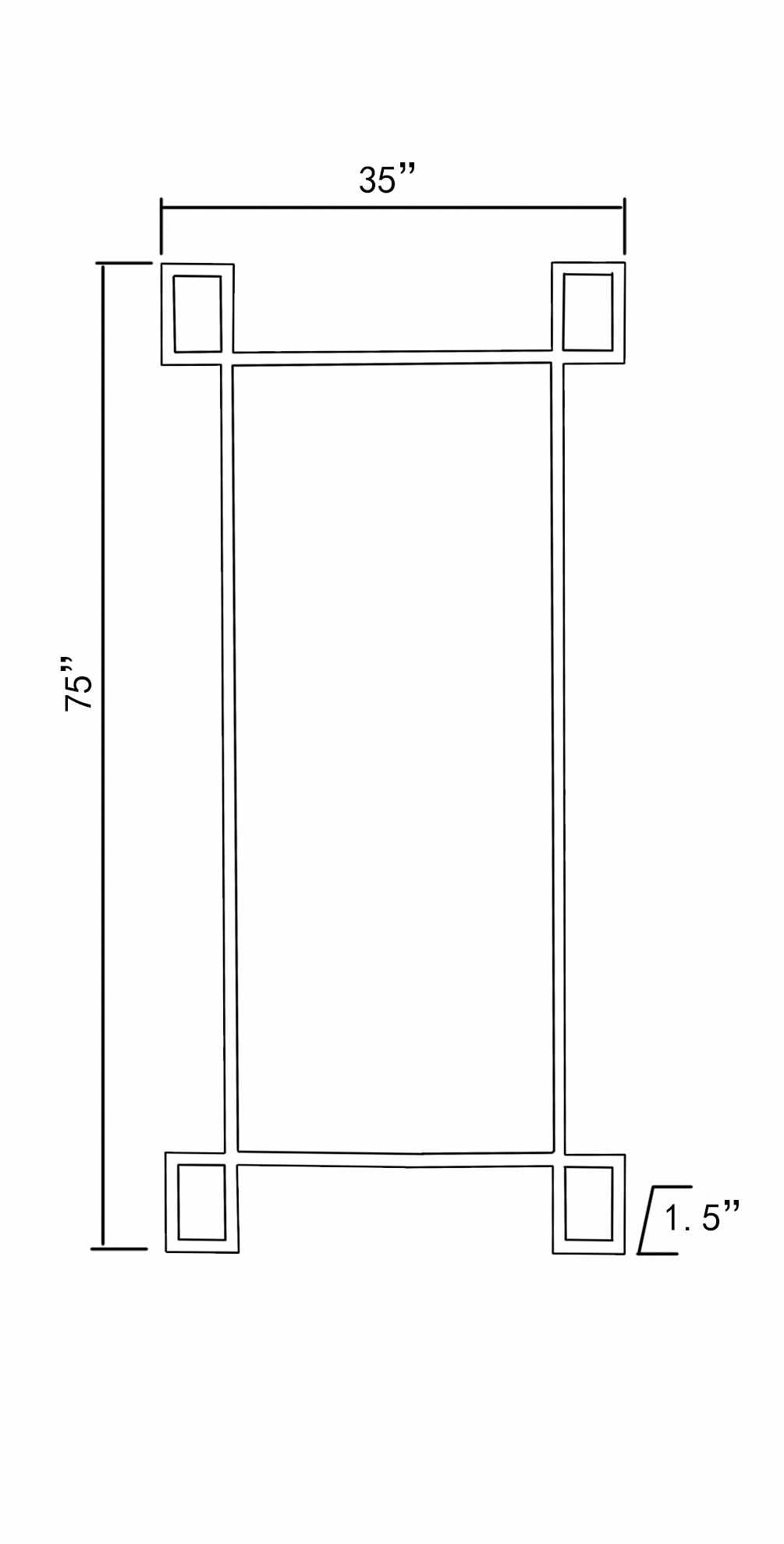 Rhinecliff Mirror - Clearance