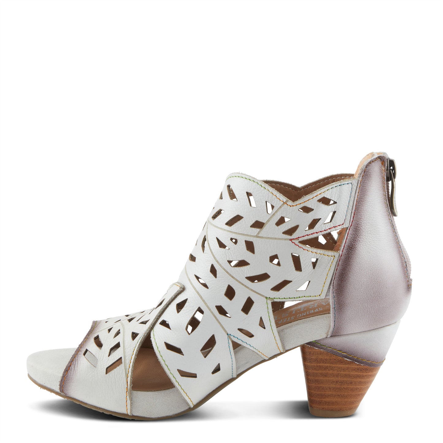 ICON Off White Heel Sandals by L'Artiste