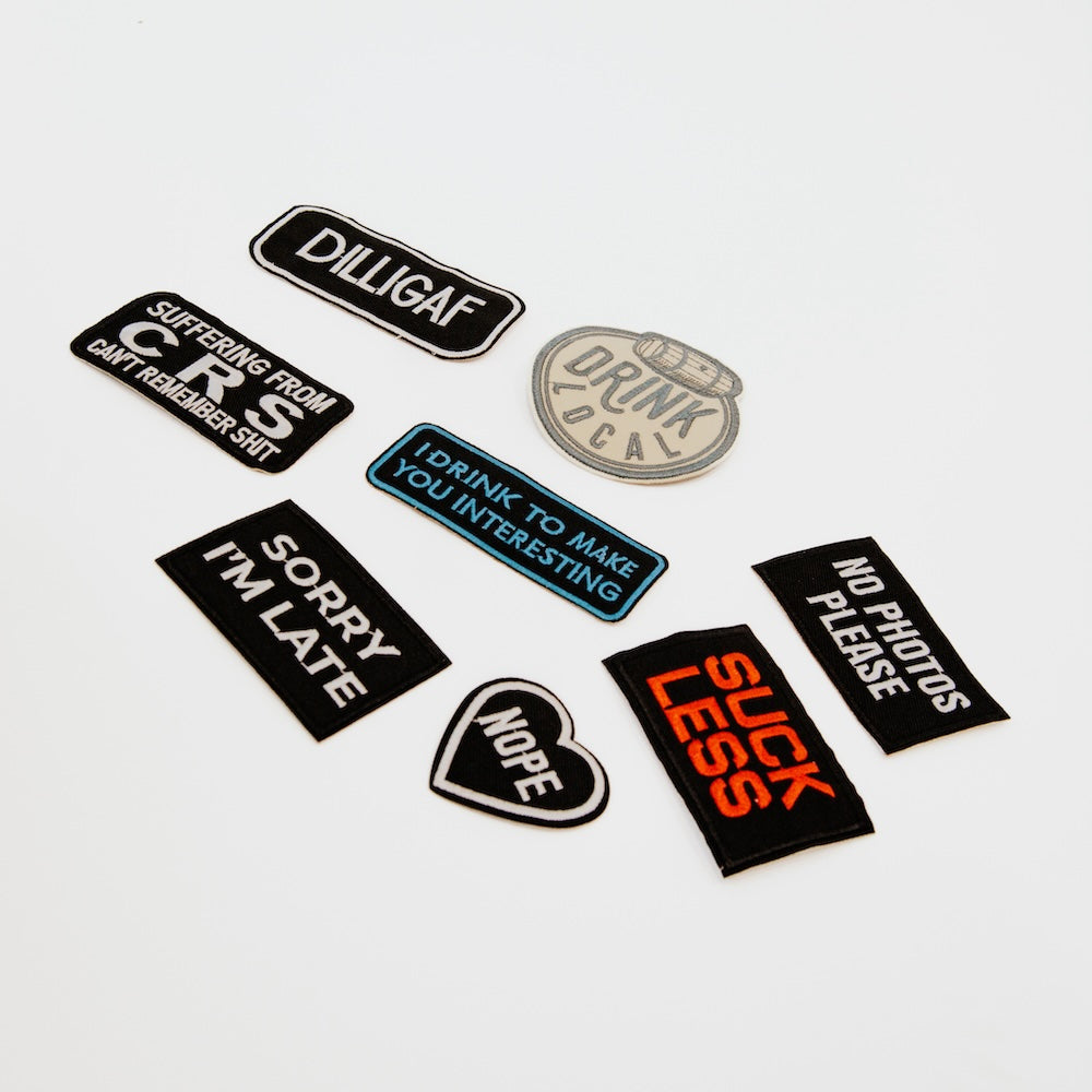 Salty Iron On Patch Bundle (8 pcs)