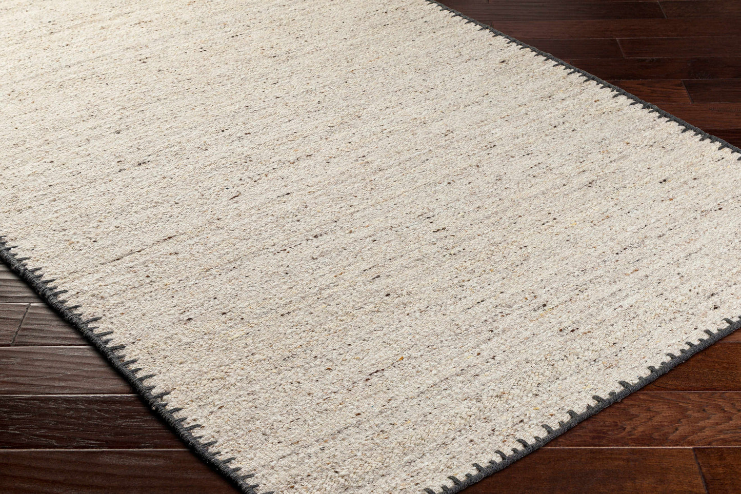 Ayumu Beige Hand Woven Wool Area Rug