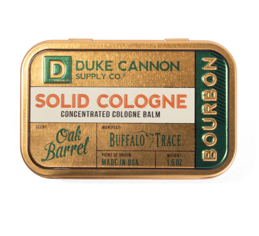 Oak Barrel Buffalo Trace Solid Cologne Balm - Duke Cannon