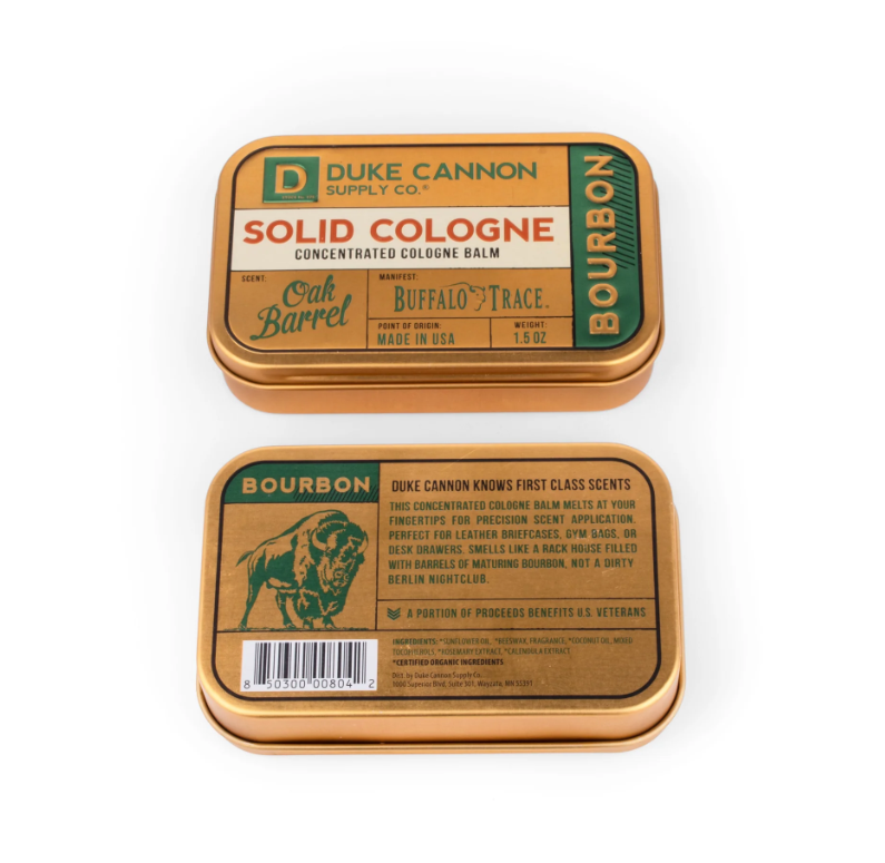Oak Barrel Buffalo Trace Solid Cologne Balm - Duke Cannon