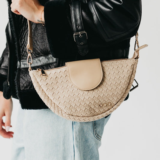 Selena Suede Flap Crossbody
