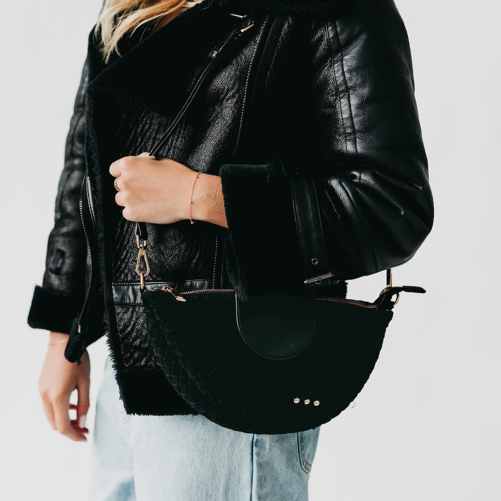 Selena Suede Flap Crossbody