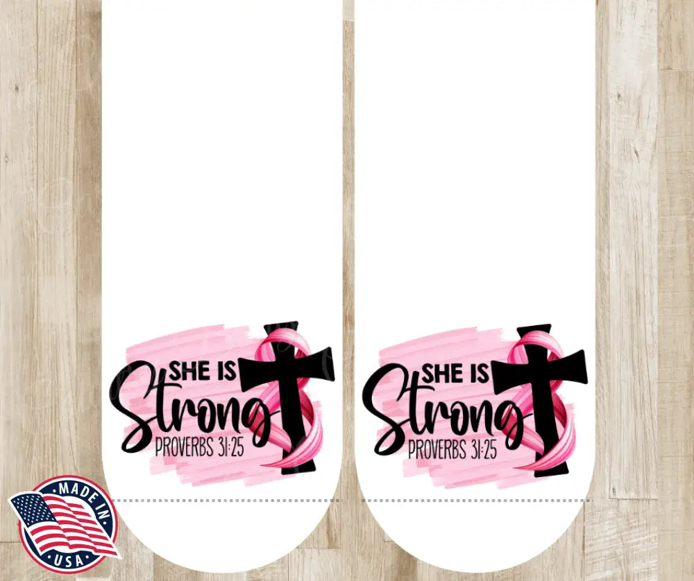 She is Strong – White