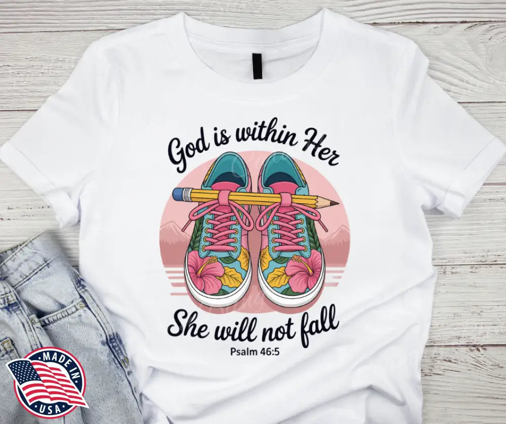 She Will Not Fall – White