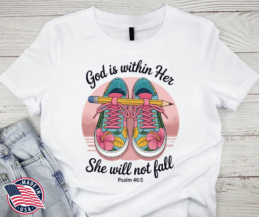 She Will Not Fall – White
