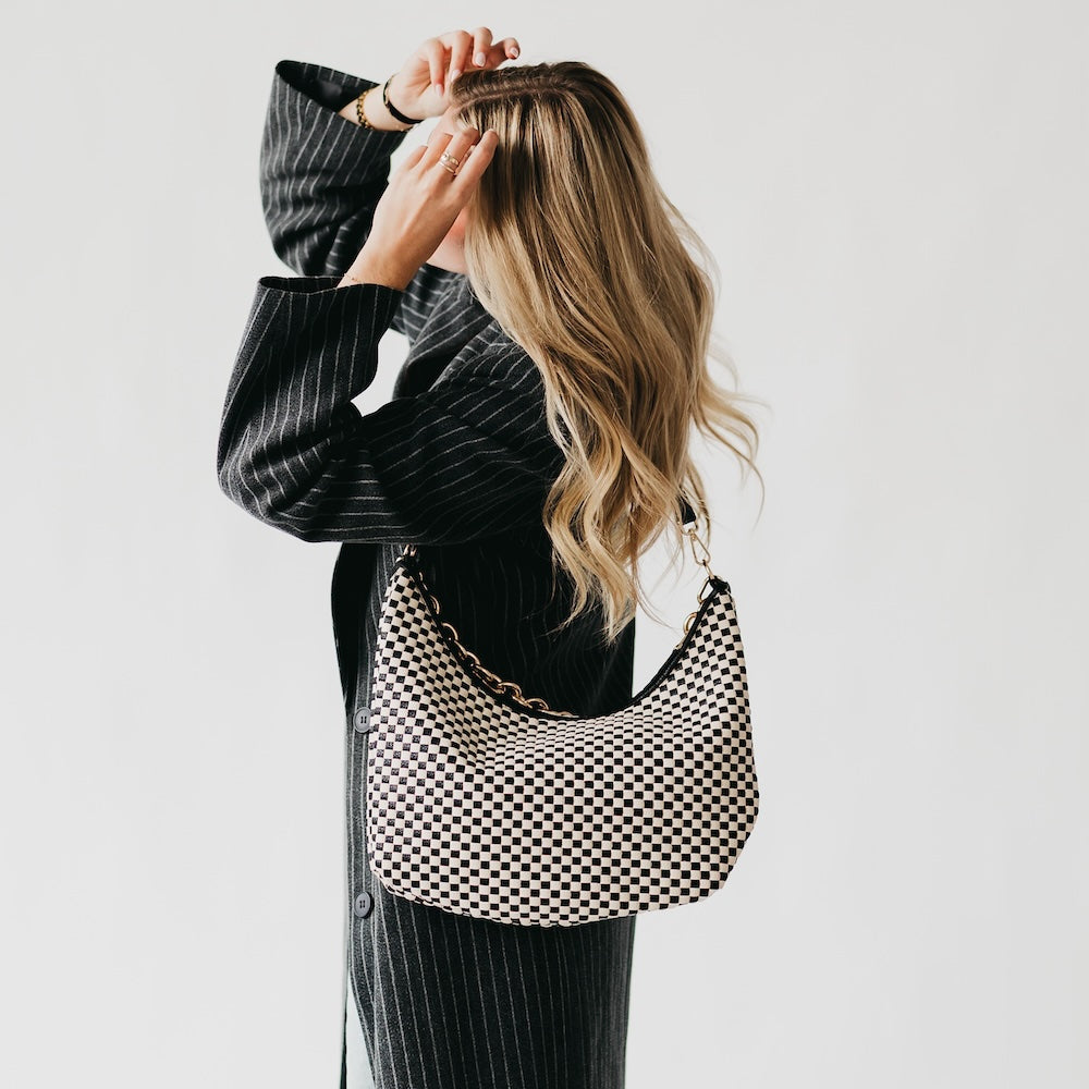 Sienna Slouchy Woven Shoulder Bag